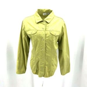 Chico's Collared Snap Down Casual Shirt Size 0/S/4
